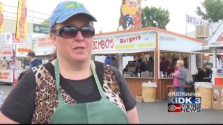 What do food vendors take in at the fair?