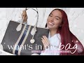 what’s in my minimalist tote bag | michael kors eva large tote bag review