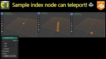 Sample Index node can teleport🛸! - Blender 4.2 Geometry node Tutorial