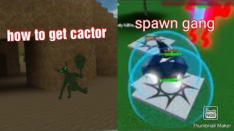 how to get cactor | spawn gang!