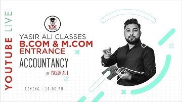 Accounting for Share Capital : B.com & M.com Entrance   (part-3)