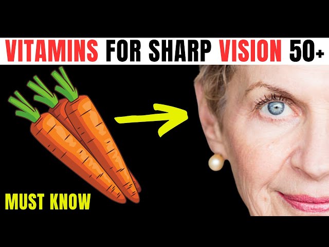 6 Vitamins That'll CHANGE Your Eye Health After 50! || Eye Health || Eye Care Tips || Vitamins