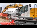 Oil Quick System with ALLU attachments Demonstration