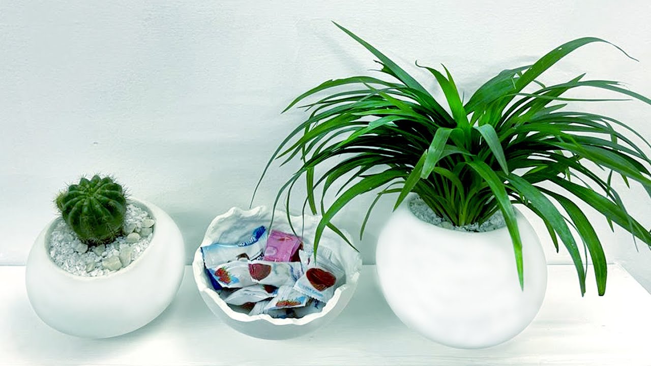 How to make a beautiful tree pot at home Creative world 360 - YouTube