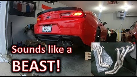 6th Gen Camaro Speed Engineering Header and X Pipe Install