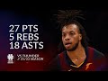 Darius Garland 27 pts 5 rebs 18 asts vs Thunder 21/22 season