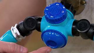 Aqua Joe Multi-Function Dual Faucet and Hose Connector on QVC