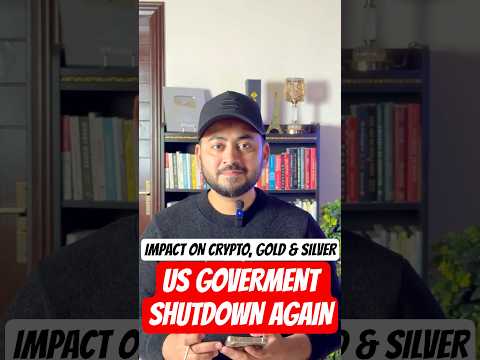US Government again shutdown - Impact on Bitcoin Gold and Silver 2026  #stockmarket #crypto #bitcoin