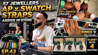 57 Jewellers - AP x Swatch Straps Arrive in Store, Engagement Rings & Client buys 4 WATCHES (Ep.43)