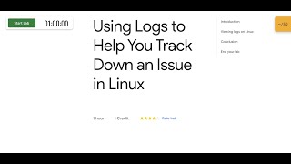 Using Logs to Help You Track Down an Issue in Linux || #qwiklabs || #coursera || Wealth