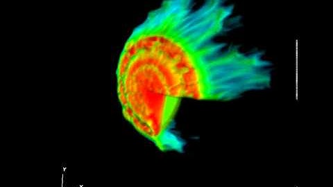 Shocked clump in 3D -- simulation results using AstroBEAR