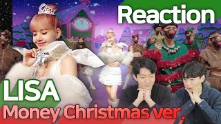 💖reaction to lisa–lilifilm money dance performance (Christmas Ver.)