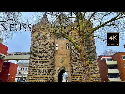 The oldest City of Germany | NEUSS WALK | NEUSS TRAVEL GUIDE | SIGHTSEEING 4k Old Town walking