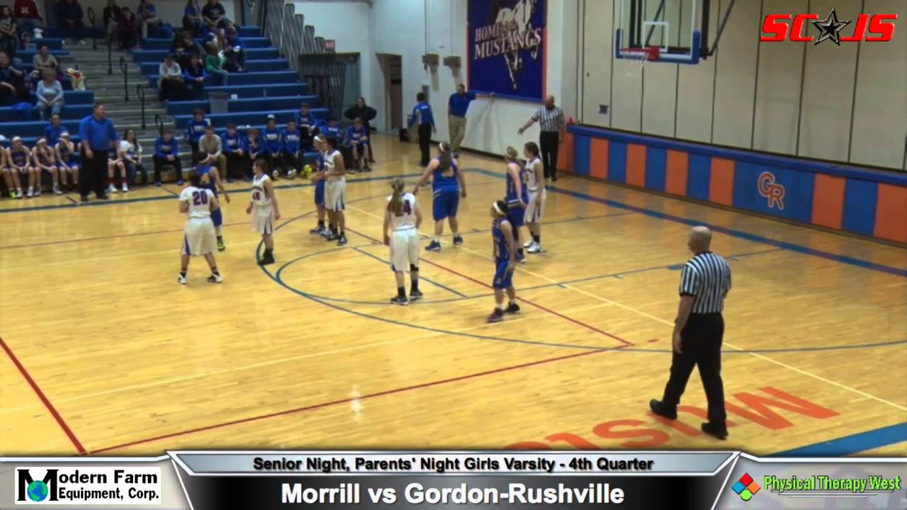 GordonRushville Basketball vs Morrill YouTube