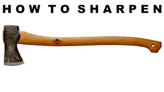 How To Sharpen Your New Axe 2