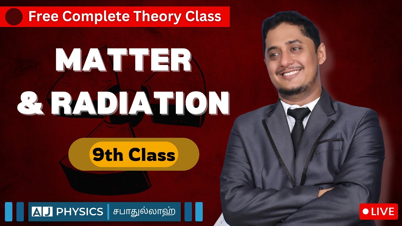 Class -09 | Matter and Radiation | Free Complete Theory + Paper Discussion | 24 & Repeaters.