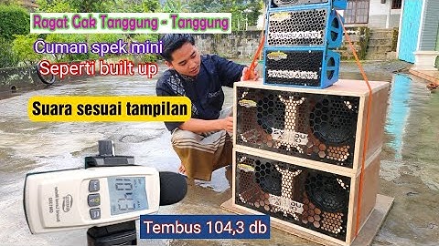 Spek mini tampilan mewah suara lantang syahdu audio miniatur sound system