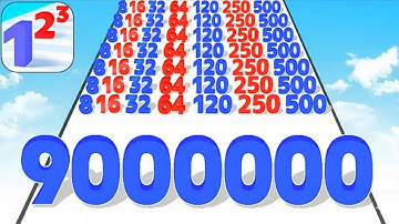 Most Addictive Mobile Games 2025 – Number Run 3D Full Gameplay (Android, iOS)