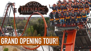 WE RODE IRON MENACE! Dorney Park's New for 2024 B&M Dive Coaster NOW OPEN!