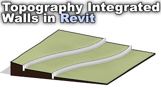 Landscape Integrated Walls in Revit Tutorial