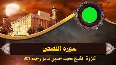 سورة القصص || الشيخ محمد حسين عامر رحمه الله