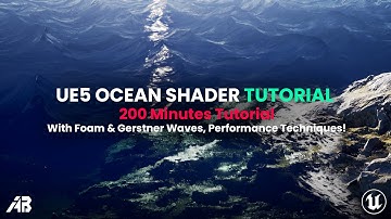 [Tutorial] UE5 Advanced Ocean Shader Creation - With Gerstner Waves & Foam