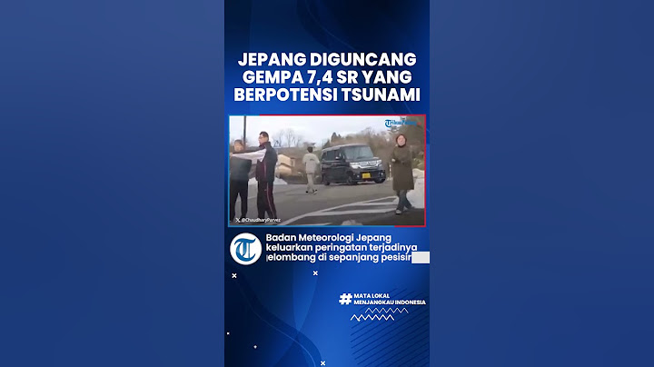 JEPANG DILANDA GEMPA 7,4 SR saat Tahun Baru 2024, Disebut Berpotensi Tsunami, Warga Diminta Waspada