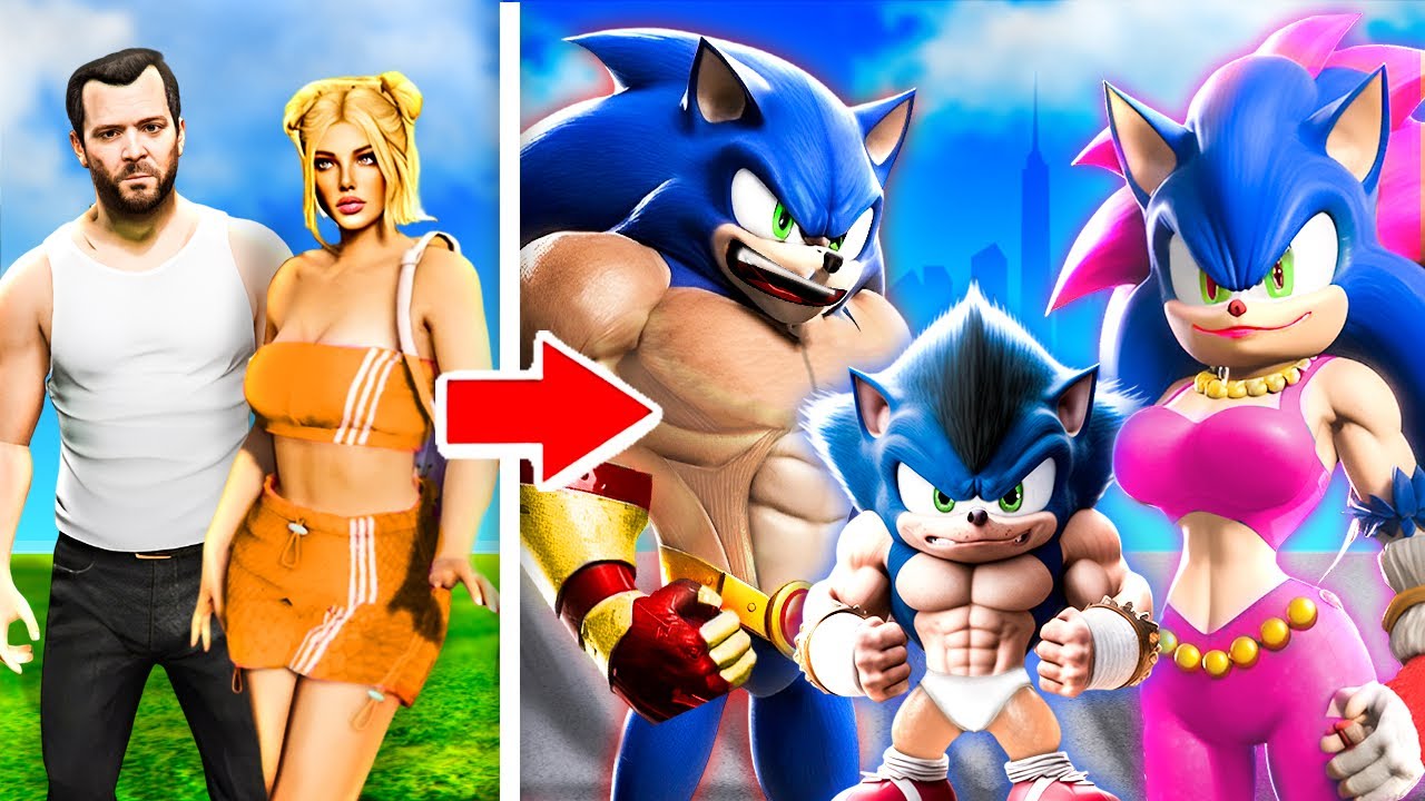 Adopted by SONIC FAMILY In GTA 5!