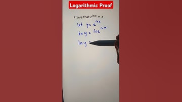 Logarithmic Proof | Additional mathematics | #mathshorts #logarithms
