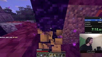 Forsen dies from unlucky nether portal spawn - (Forsen: Minecraft)