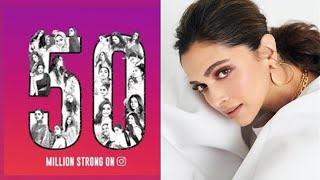 Deepika Padukone Crosses 50 Million on Instagram | Fan Following | Bollywood Movies | Ranveer Singh