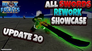 All Swords Showcase (Blox Fruits Update 19) 