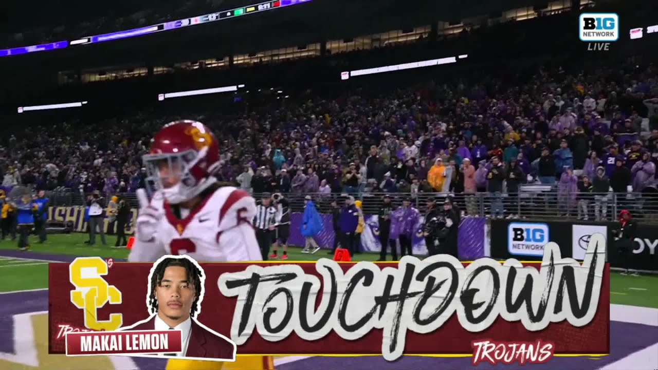 Makai Lemon TD Grab vs. Washington | USC Football