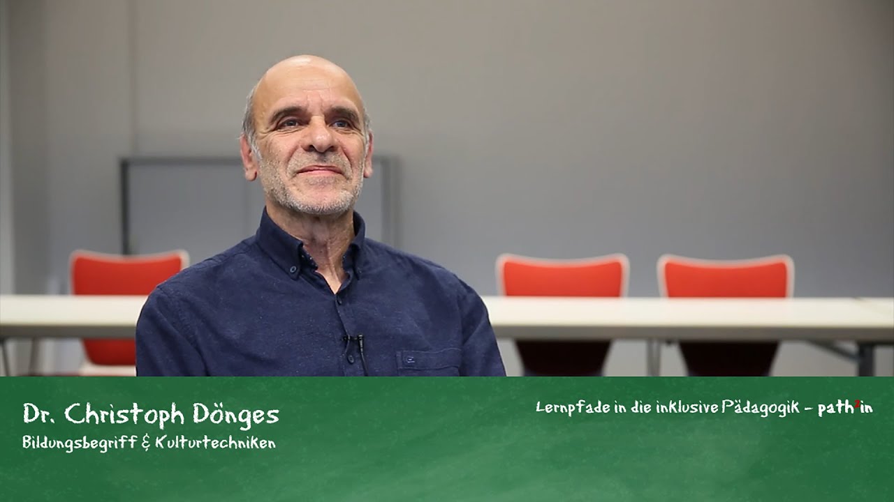 Dr. Christoph Dönges - Bildungsbegriff & Kulturtechniken