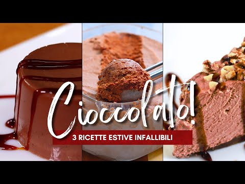 ITALIAN DESSERTS: 3 super-fresh chocolate recipes to amaze everyone!