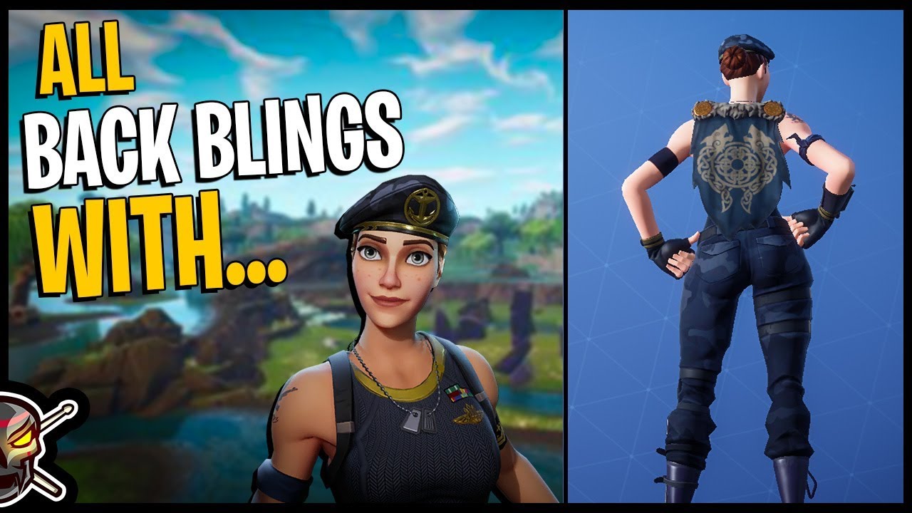All Back Blings on Brawler Fortnite Cosmetics YouTube