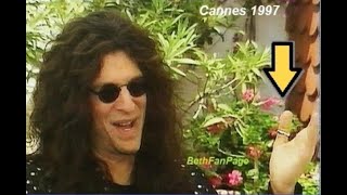 Howard Stern Thumbs Wedding Ring 1997 Cannes Film Festival Chris Evans Show Beth O to Noel O