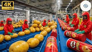 Inside the Pringles Factory: From Raw Potatoes to Perfect Chips (Full Process)