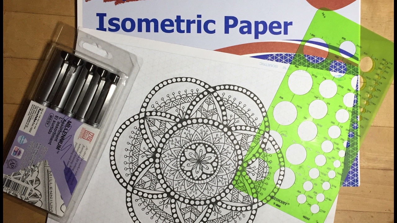 My New Graph Paper & Speed Draw | Easy Mandala Art - YouTube