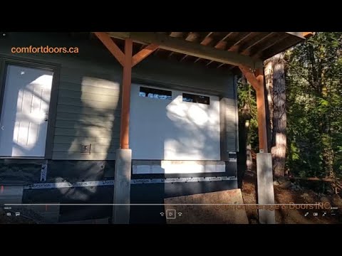 Amarr Olympus - Garage Door, Flush Panel,  Clear Windows, Insulated Glass