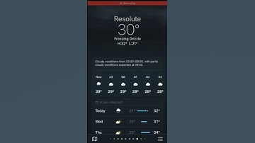 Rare iOS weather animation: Freezing Drizzle (Night)