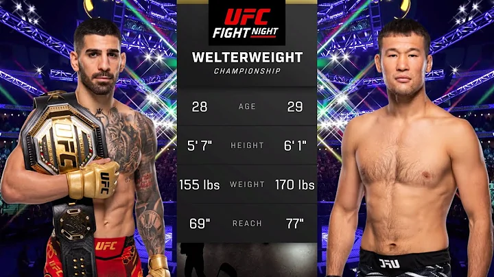 Ilia Topuria vs Shavkat Rakhmonov Full Fight - UFC 5 Fight Night