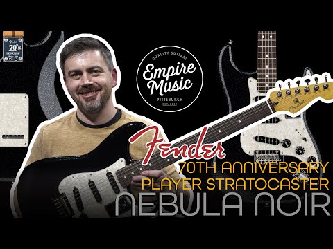Електрогітара FENDER 70TH ANNIVERSARY PLAYER STRATOCASTER RW NBULA NOIR, видео 1