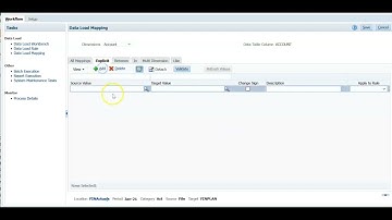 Oracle EPBCS Data Management (Hyperion FDMEE) Data Mapping