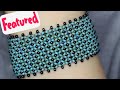 Beaded Cuff - Chenille