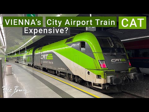 TRIP REPORT | CAT Vienna City Airport Train | Wien Mitte to Flughafen Wien