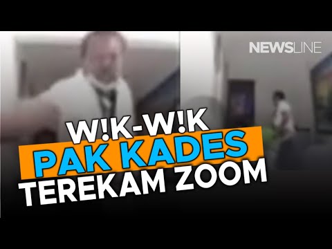 Efek Gaptek ! Wiiik-Wiiikan Pak Kades Bareng Sekretaris Jadi Ajang Nobar di Meeting Zoom