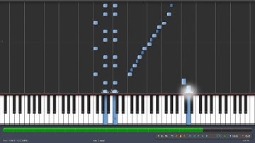 Czerny Exercise 56 from Practical Method for Beginners at 70BPM in Synthesia