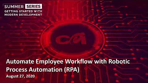 Automate Employee Workflow with Robotic Process Automation RPA