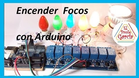 Controlar voltajes de 110 / 220Vac con Arduino (Rele 8ch)